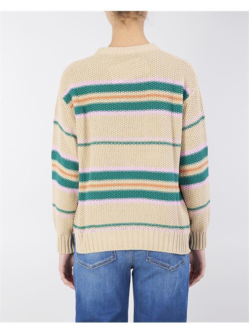 Cotton yarn sweater with embroidery MAX MARA WEEKEND | Sweater | ANGUS1